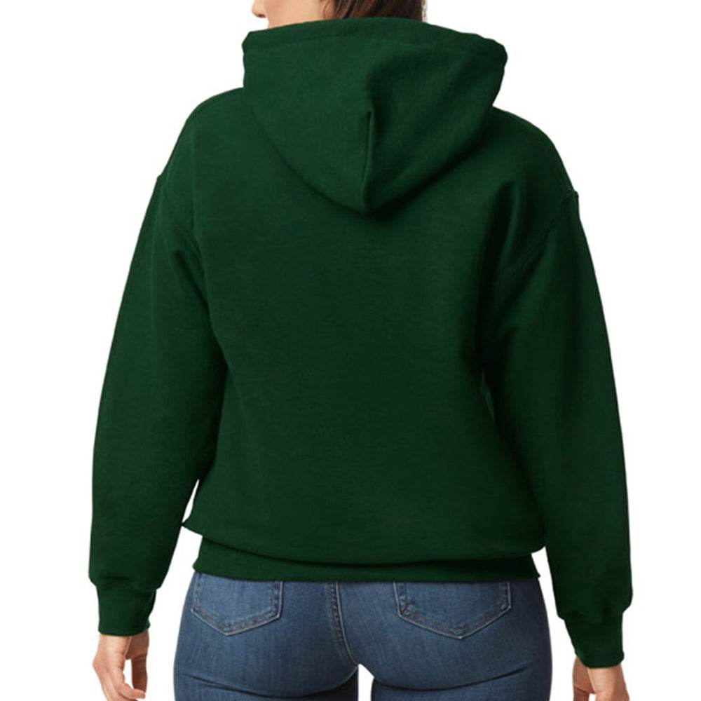 Women Green Pullover Hoodie - CoreFlexInd