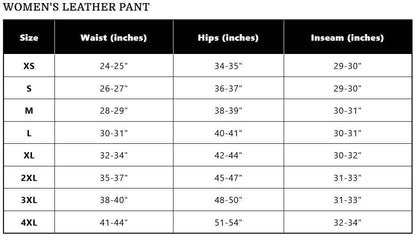 Women's Petite Leather Pants - CoreFlexInd