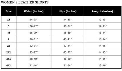 High Waisted Leather Shorts Women - CoreFlexInd