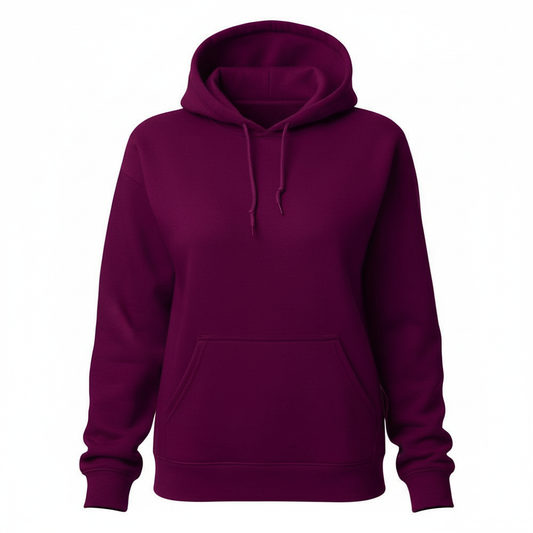 WomenMaroonHoodie-2
