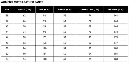 Leather Biker Pants Womens - CoreFlexInd