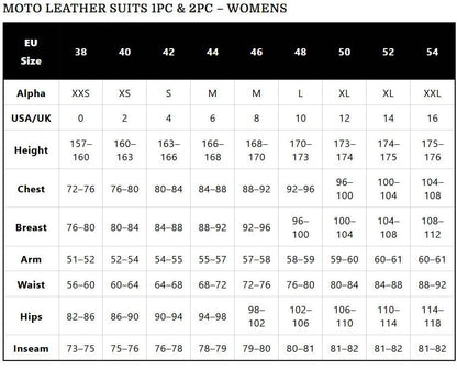 Women's Motorcycle Race Suit - CoreFlexInd