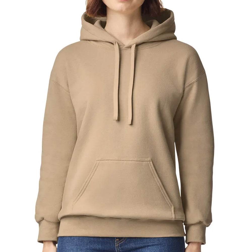 Women Beige Pullover Hoodie - CoreFlexInd