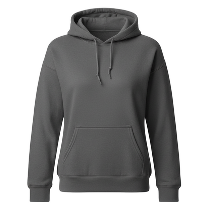 Women Charcoal Pullover Hoodie -1