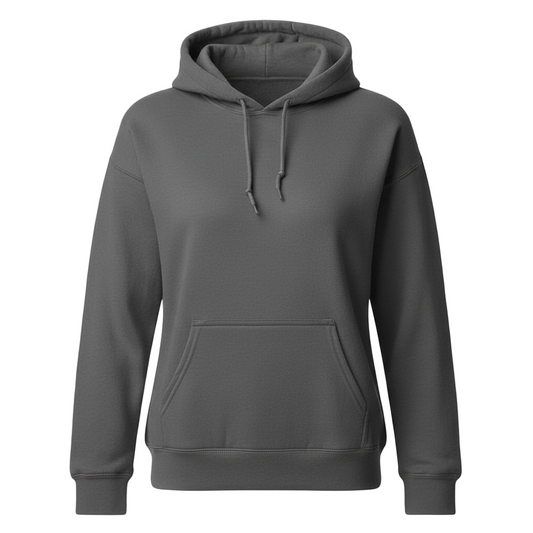 Women Charcoal Pullover Hoodie -1