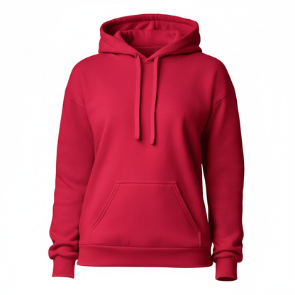 Women_Cherry_Red_Pullover_Hoodie-1