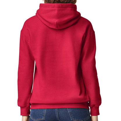 Women Cherry Red Pullover Hoodie - CoreFlexInd