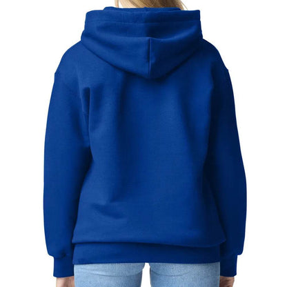 Women Deep Royal Blue Pullover Hoodie - CoreFlexInd