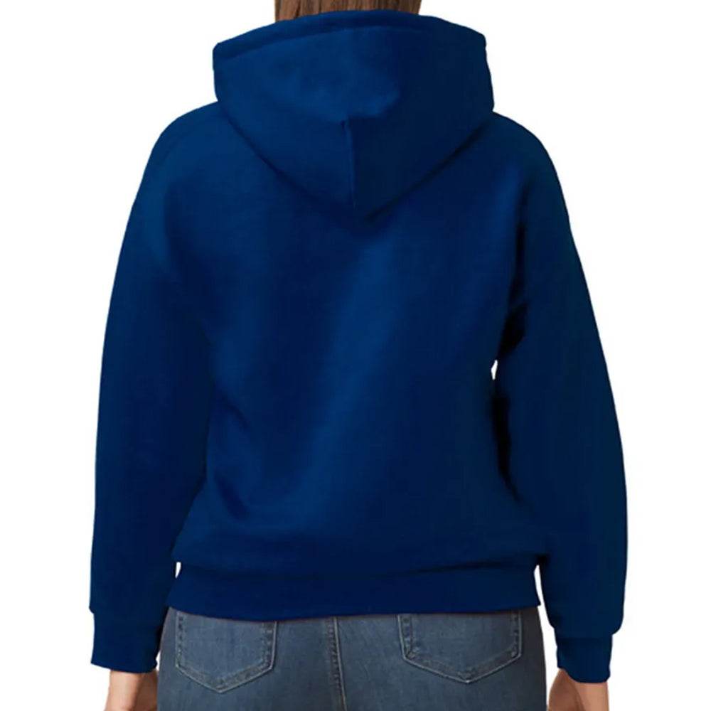 Women Navy Blue Pullover Hoodie - CoreFlexInd