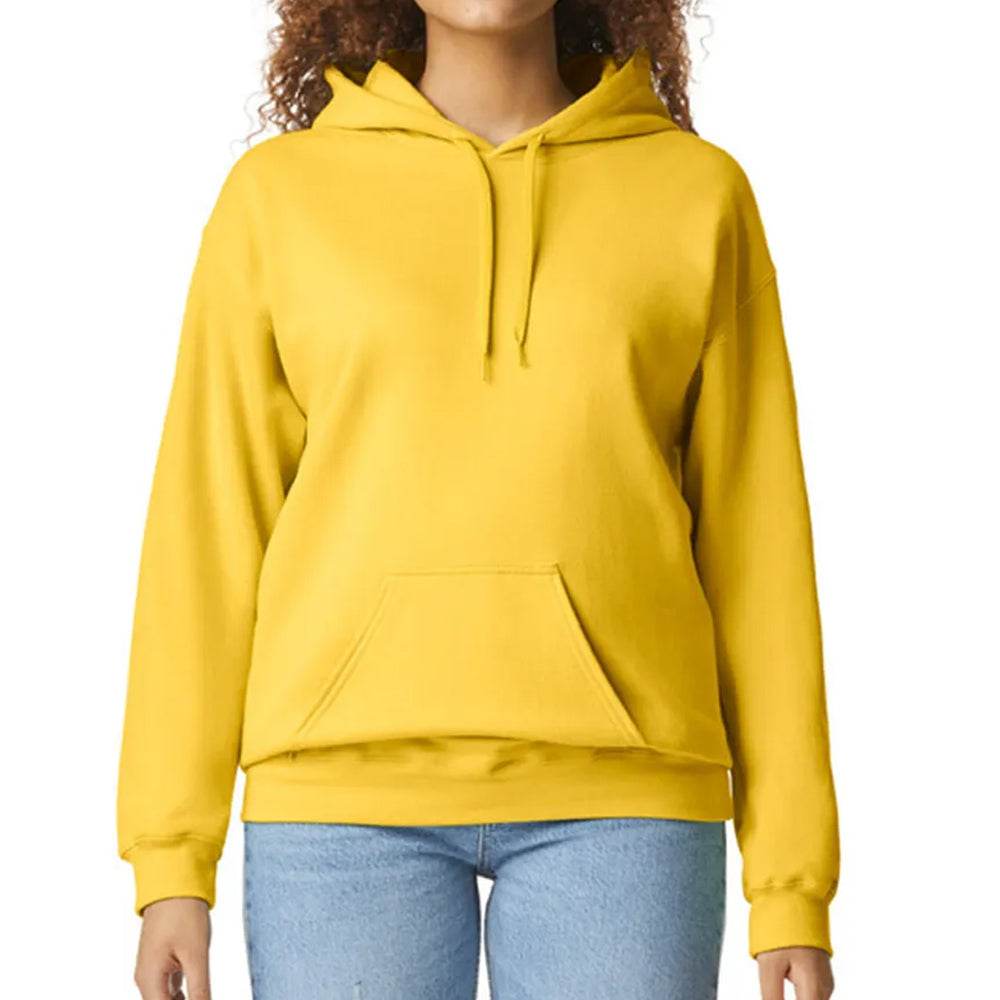 Women Yellow Pullover Hoodie - CoreFlexInd