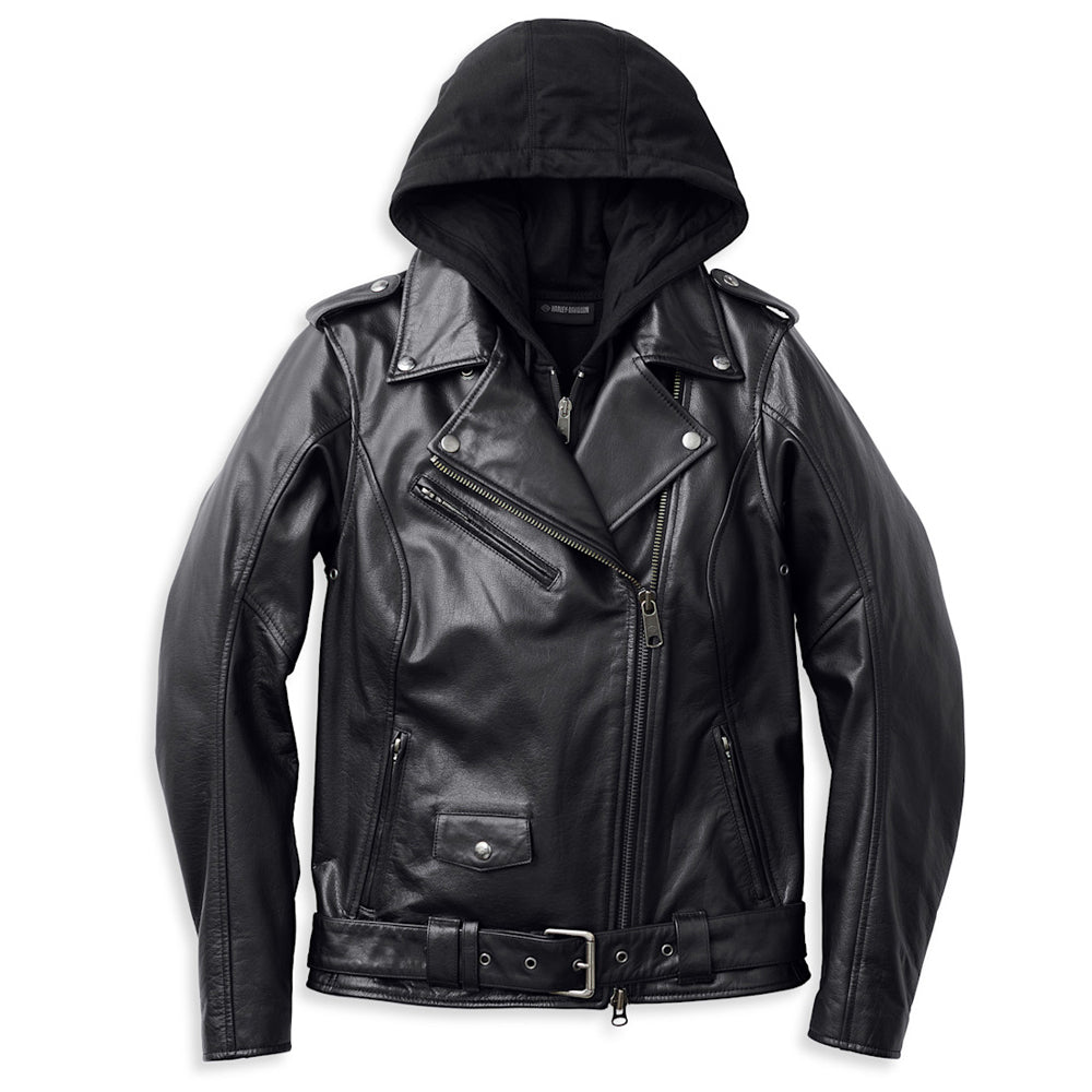 Naisten Potomac 3-in-1 nahkainen ratsastustakki 