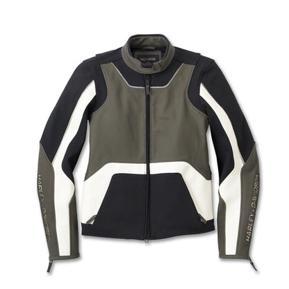 Women's Ace Mixed Leather Riding Jacket