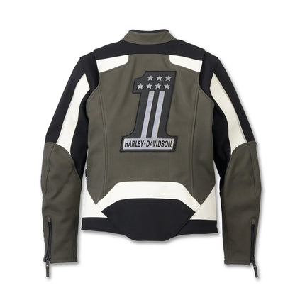 Women's Ace Mixed Leather Riding Jacket