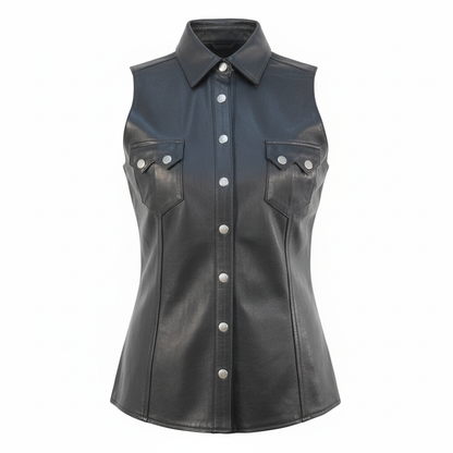 Women_s_Sleeveless_Black_Leather_Shirt-corelfexind