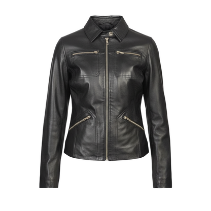 Women_s_Tomachi_Black_Leather_Jacket_Tilted_Back-1-Coreflexind
