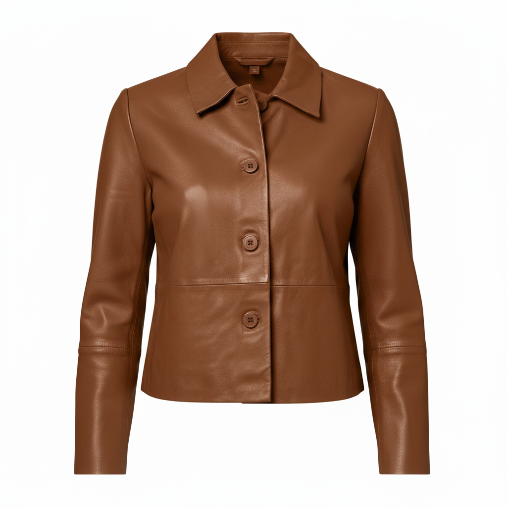 Womens_Brown_Leather_Shirt-coreflexind