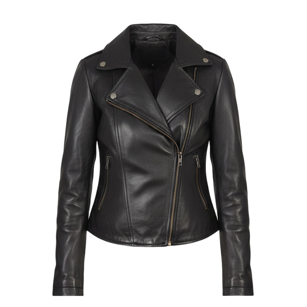 Dámská kožená motocyklová bunda