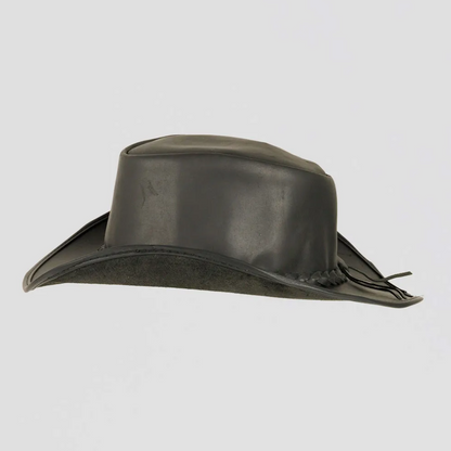 Womens Leather Outback Hat