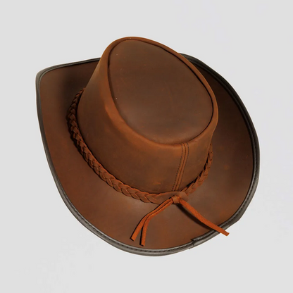 Womens Leather Outback Hat