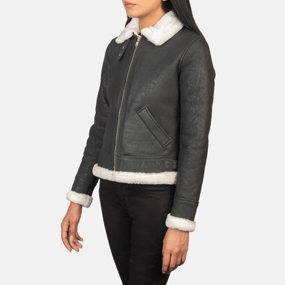 Womens Shearling Flying Jacket