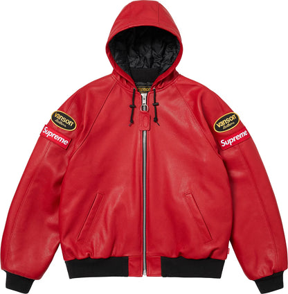 Leathers Hooded Work Jacket