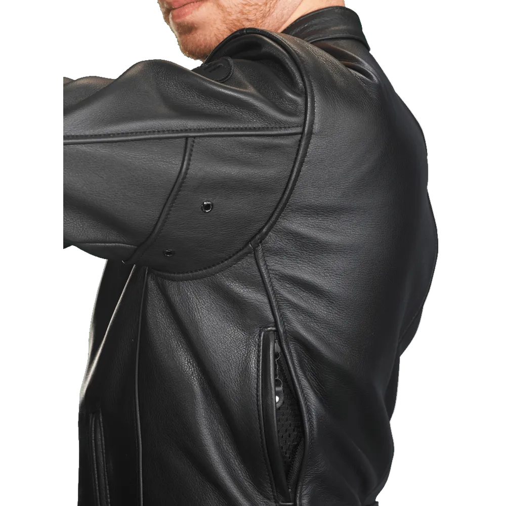 Drifter Mk2 Cruiser Touring Style Leather Motorcycle Jacket