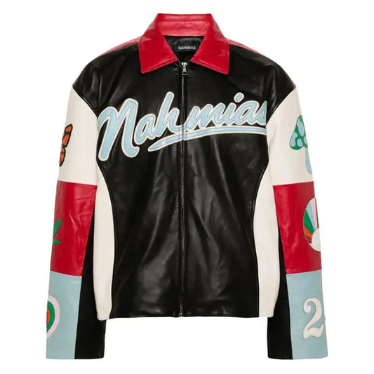 Men Moto Leather Jacket