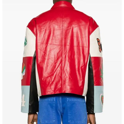 Men Moto Leather Jacket