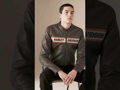 HD Férfi Victory Lane II Bőrkabát Java