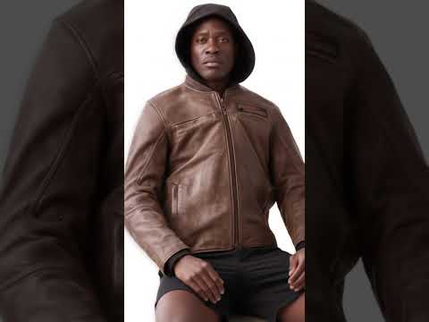 H-D Men's Ventura 3-IN-1 Midweight Leather Jacket, Brown