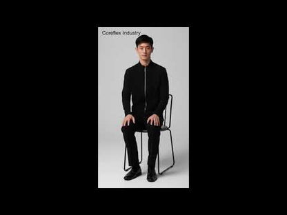 Μαύρο σουέτ μπουφάν