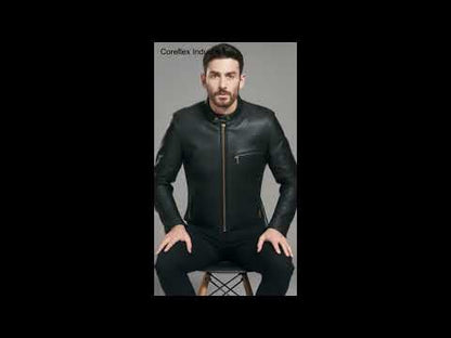 Model Ar Rayon Firenze Leather Motorcycle Jacket