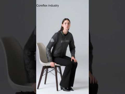 Women's Willie G Skull Graphic Leather Riding Jacket