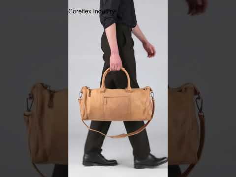 Womens Leather Holdall