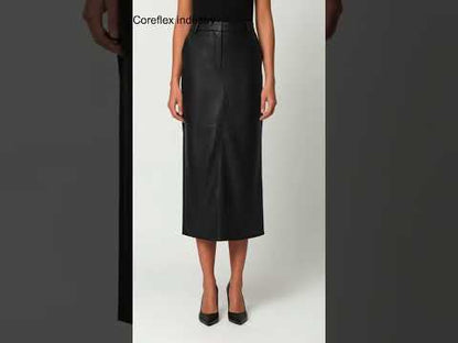 Black Leather Skirt