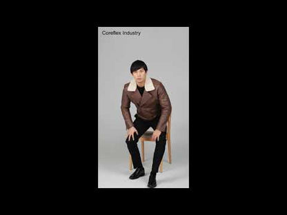 Furton Braun Lieder Bikerjacke