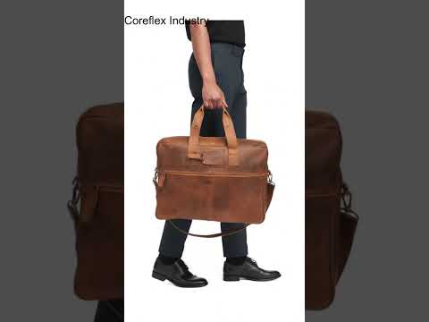 Classic Brown Leather Bag Holdall