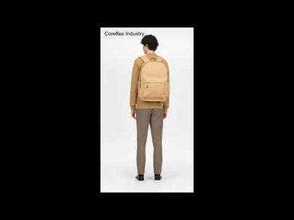 Camel Leather Backpack For Professionals