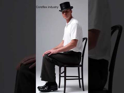 Womens Leather Top Hat with Eye Hat Band