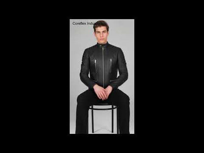 Mens Leather Riding Jacket