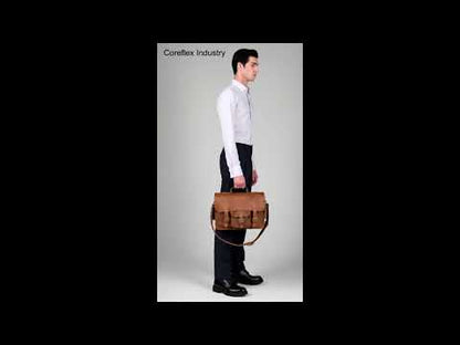 Brown Leather Satchel Bag