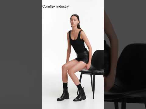 Women's Natural Leather Shorts