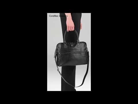 Black Leather Satchel