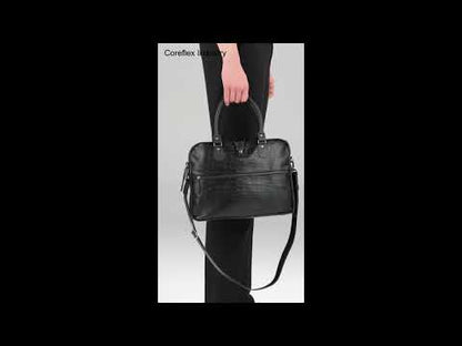 Black Leather Satchel