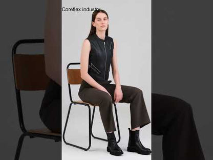 Women Leather Vest