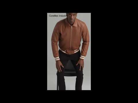 Real Leather Varsity Jacket