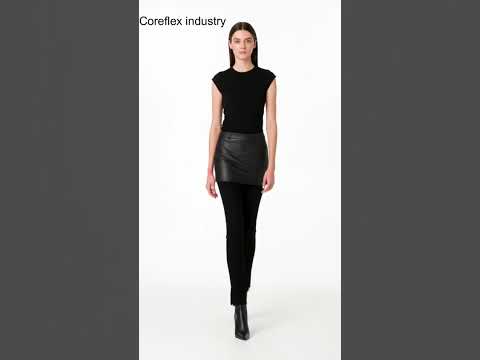 Crawford Natural Leather Mini Short