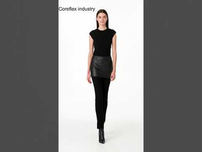 Crawford Natural Leather Mini Short