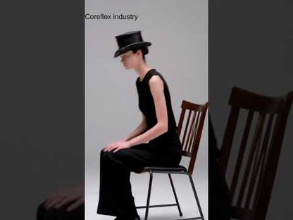 Cowhide Womens Leather Top Hat