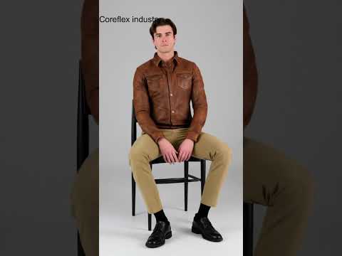 Leather Motorcycle Shirt